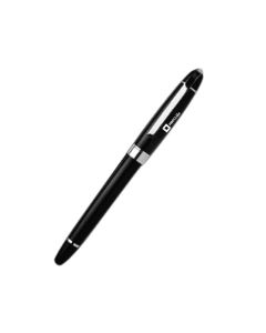 Roller Metal Pen with Silver Rim