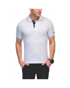 Highline White T-shirt with Blue Tipping_1